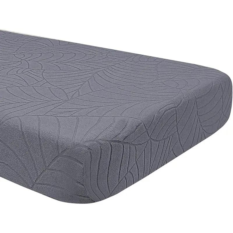 Leaves Jacquard-grey