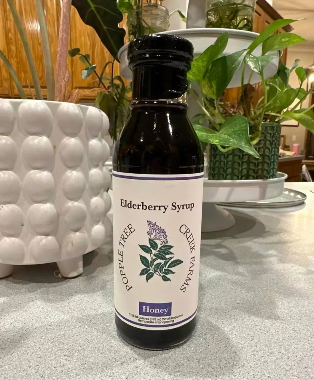 Elderbrry Syrup - Honey 325ml - Sweet Flavor