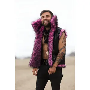 Pink Panther Fur Vest