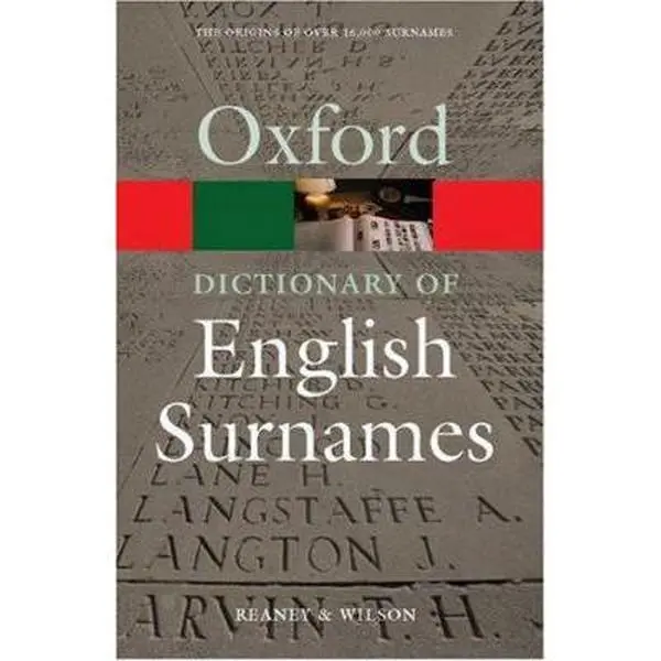 USED-Dictionary of English Surnames OQR by Reaney, Percy H. (Paperback)