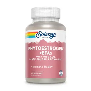 Solaray PhytoEstrogen Plus EFA's Dietary Supplement, Health & Nutrition Wellness Support