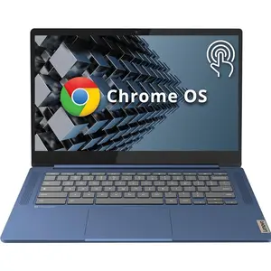Lenovo IdeaPad Slim 3 Chromebook, 14″ FHD IPS Touchscreen Laptop, MediaTek Kompanio 520 Processor, 4GB RAM, 64GB eMMC, Webcam, Regular Keyboard, WiFi6, Chrome OS, Abyss Blue