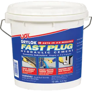 UGL Drylok Fast Plug Cement-Type Multipurpose Adhesives, 9-10 lbs. Building & Home Improvement Roofing & Flooring Supply