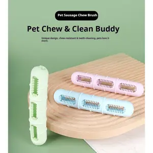 Dog Dental Chew Toy – Fun Toothbrush for Teeth Cleaning & Gum Massage