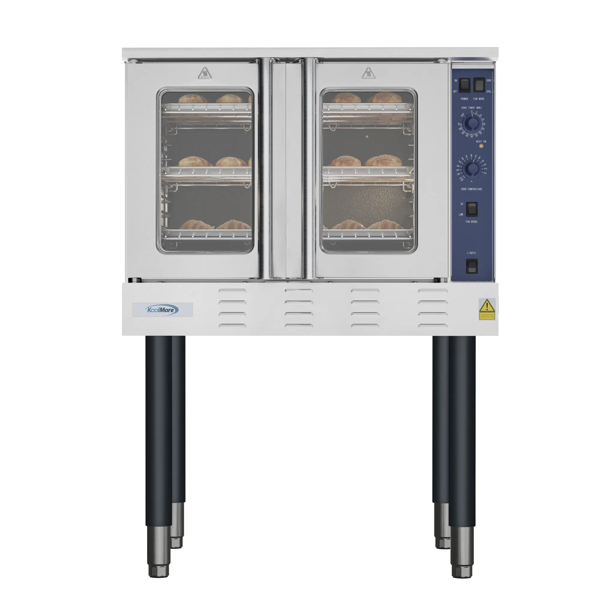 38 in. Full Size Single Deck Commercial LP Convection Oven 54,000 BTU (KM-CCO54-LP)