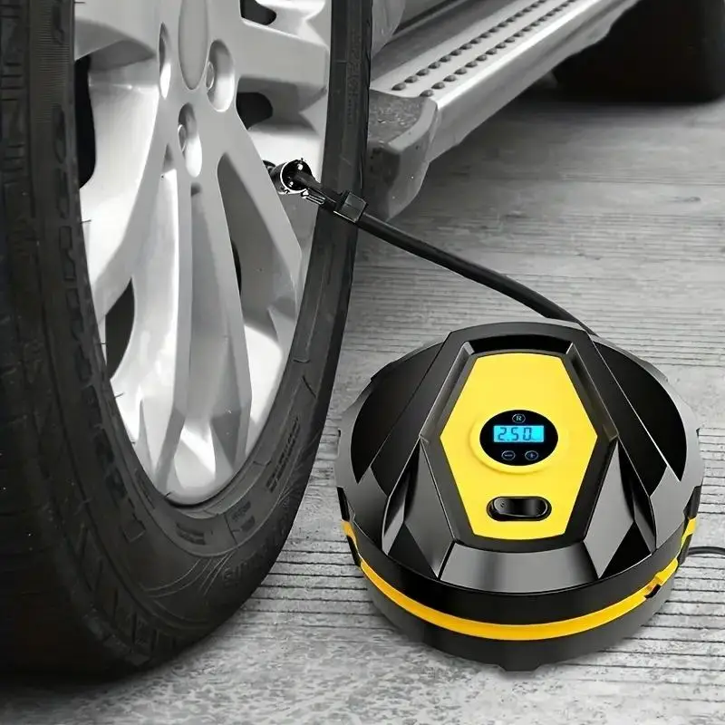 Car Tire Wired Air Pump, Multifunctional Portable Handheld 12V Tire Air Pump, Tire Inflator for Car SUV, Tire Inflator Tool, Automobile Auxiliary Powe