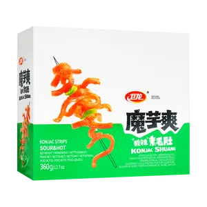 Wei Long Moishine Konjac Snacks Sour Spicy Flavor - 360g