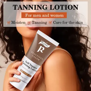Rozino Beautiful Color Self Tanner Tanning Lotion - Natural Looking Sunless Tan, Hydrating & Streak-Free Formula, Fast Absorbing for Men & Women