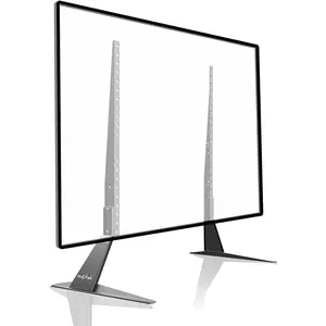 Universal TV Stand Table Top Replacement TV Legs for 22-65 inches LCD Flat&Curved Screen TV, Max VESA up to 800x400mm Support 110lbs