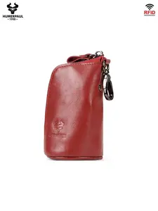 Women's Keychain Bag Pure Color Easy Carry Lightweight Zipper Purse Casual Fashion Retro Coin Wallet Humerpaul Hu101