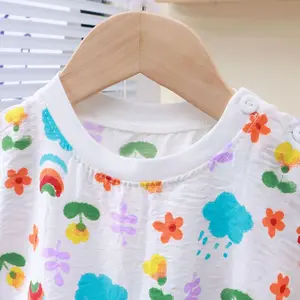 Summer Children Clothes Pajama Set Soft Solid Color Comfortable Clothing Kids Girls Boys Pajamas Sleepwear