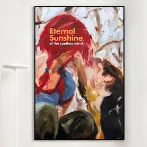Eternal Sunshine of the Spotless Mind Movie Poster, Retro Wall Art, Home Decor, Classic Movie, Poster Gift ( Unframed - Print Only )