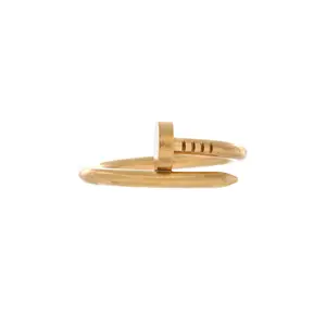 Pre-owned Cartier Juste un Clou Ring 18K Yellow Gold by Rebag