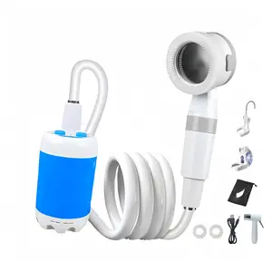 Portable outdoor shower with ultra-long battery life, suitable for camping/road trips/beach, showering, car washing, pet showering, watering plants, and other outdoor scenarios. An essential outdoor gadget.