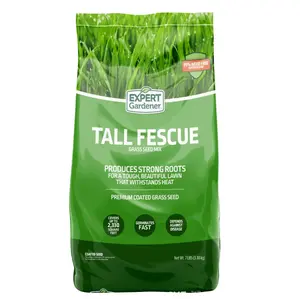Tall Fescue Drought Resistant Grass Seed Mix, for Sun to Partial Shade, 7 lb.