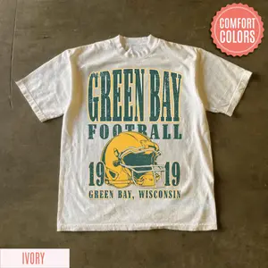 Green Bay Football Vintage Style T-Shirt, Retro Green Bay Varsity Crewneck T-Shirt, Green Bay Long Sleeve FSM5, Vintage Graphic Tee, Unisex T-Shirt, Gift For Men, Top Menswear Streetwear