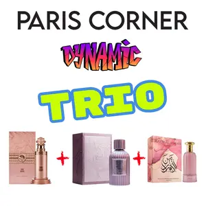 Paris Corner Dynamic Trio Bundle – Bayn Al Asrar, Qissa Gala & Zahri Amara | Premium Eau de Parfum Collection