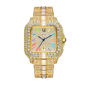 2026 Luxury Iced-Out Watch for Men & Women | Unisex Full Diamond Quartz Watch | Super Shiny Gift for Business Events, Banquets, Valentine’s Day, Anniversaries, and Christmas