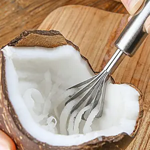 Stainless Steel Coconut Slicer, Coconut Meat Slicer, Household Multifunctional Coconut Meat Slicer, Kitchen Small Tool, Utensils