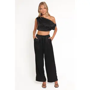 India Pant Set - Black