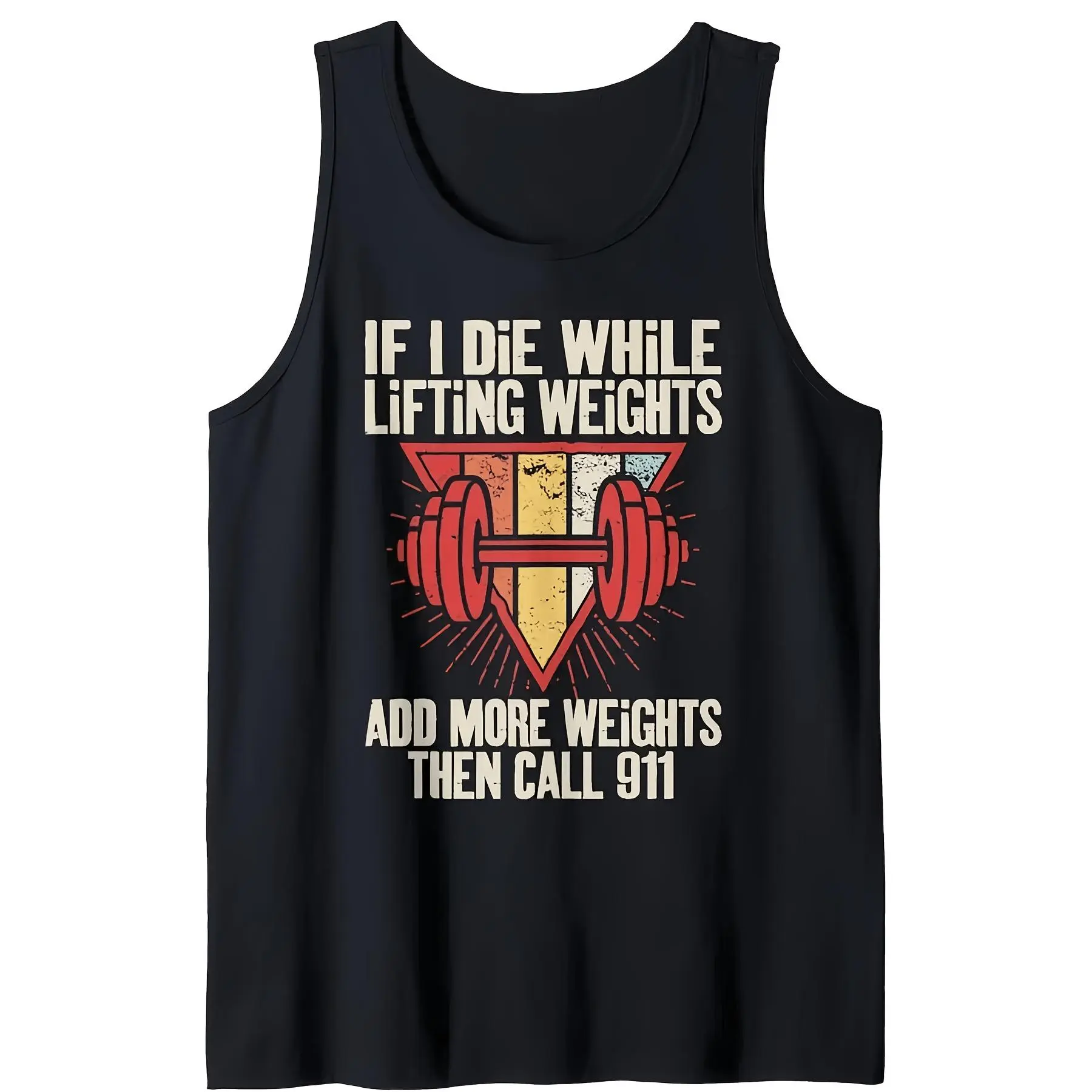 Funny Weightlifting Humor Tank Top, Unisex Gym Wear, Gift for Lifters