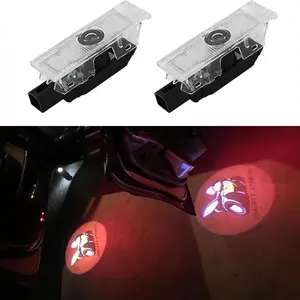Car Interior Courtesy Door Light Projector Courtesy Shadow Lamp For Challenger SRT Scat Pack Demon Charger Hellcat RT