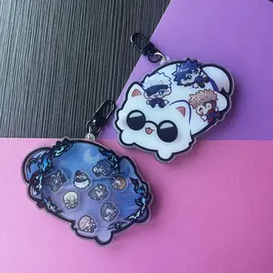 Shaker Charm Keychains
