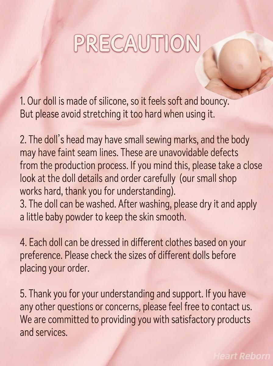 13-Inch BPA-Free Soft Silicone Reborn Newborn Baby Doll Girl, Handcrafted Realistic Artist-Drawn Soothing Doll with Cute Smile, Anxiety Relief, Cuddly Children Development Gift, Home Decor Toy