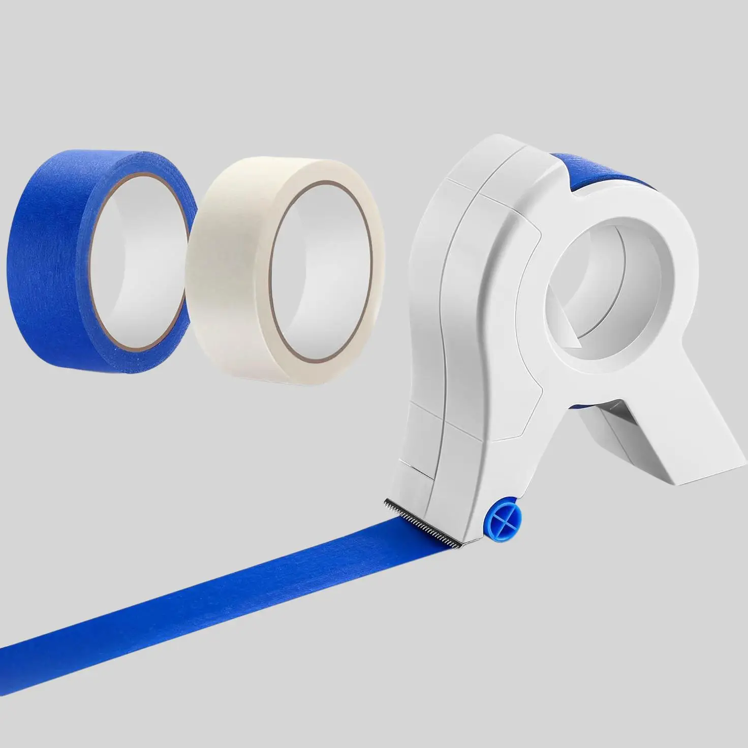 Masking Tape Set, 3 Counts/set Portable Masking Tape Applicator, Masking Tape Cutter, Professional Paint Masking Tape for Painting, Decoration, Window