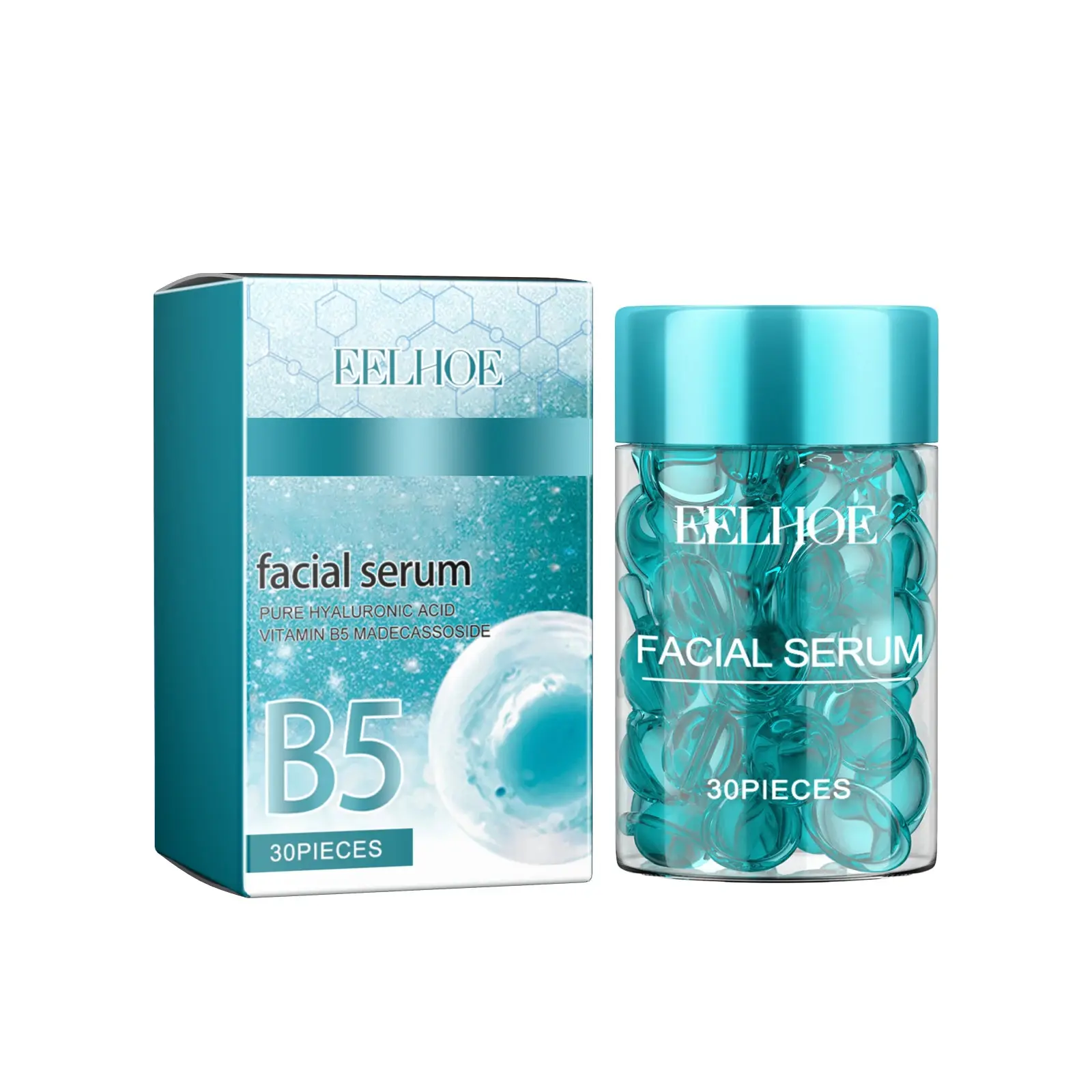 FCJ EELHOE B5 Facial Capsule for Essence 50ml OBM Supply Reduces Fine Lines Raised Lines Sagging Firming and Moisturizing Face"