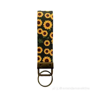 Sunflower Field Keychain