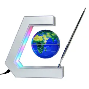 Magnetic Levitation Globe - Levitating Spin Magnetic Art, Home Decor Statue, Office Desk Ornament