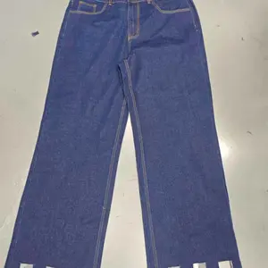 Square cup bottoms, baggy, straight leg jeans