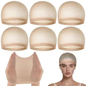 High-Definition Transparent Wig Cap Net Hood Highly Elastic Wig Net Convenient and Easy to Use Holds Hair Securely in Place