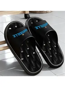 1pc De Marseille Printed Lightweight Slippers, Multi-Functional Indoor And Outdoor Slippers, House Slippers, Platform Slippers, All-Season Slippers, Bathroom Slippers, Beach Slippers, Suitable for Home, Beach, And Bathroom