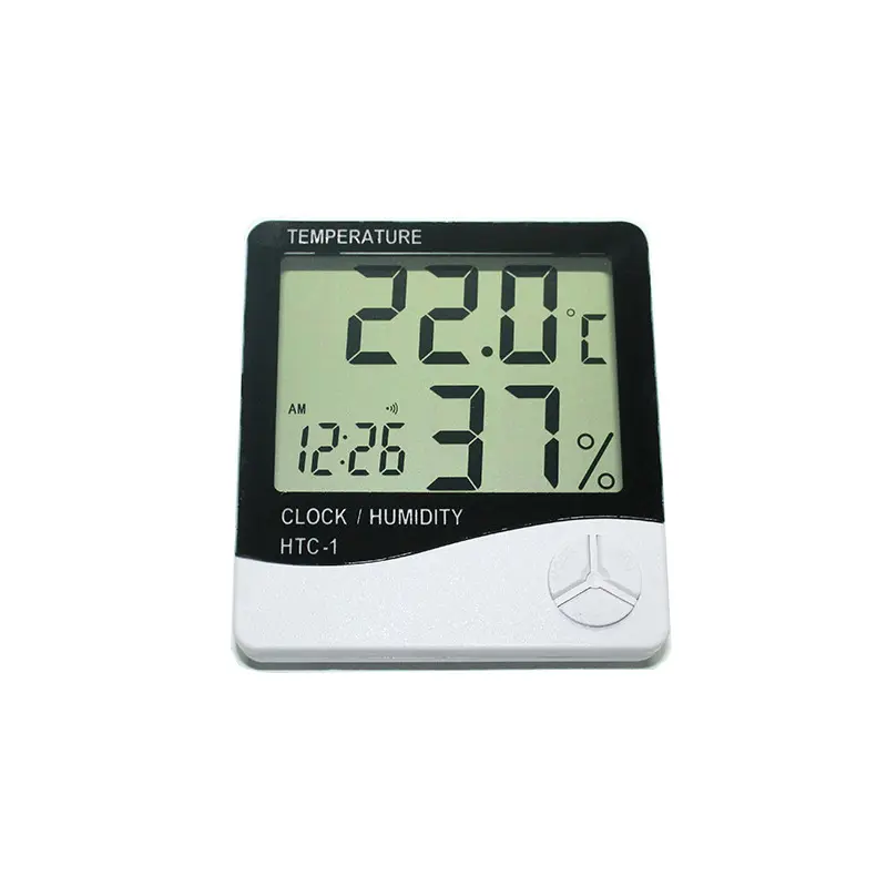 YOKOMA Digital LCD Indoor Thermometer Hygrometer Clock - Temperature & Humidity Monitor for Home YOKOMA Digital LCD Indoor Thermometer Hygrometer Clock - Temperature & Humidity Monitor for Home