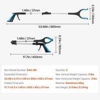 2 Packs/34 inch【Blue】