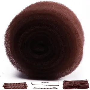 Hair Sponge for Updo, Hair Filler, Hair Donuts for Updos, Volume Hair Bumps Tool, Hair Padding, Dark Brown