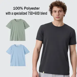 Mega Tshop 840 Forward Seam Side Seam Performance Quick Dry Workout T Shirt for Men and Women Moisture Wicking Crew Neck Tee for Gym Running Training Unisex Menswear Clothes Top Gamis tiktokshopspringglowup