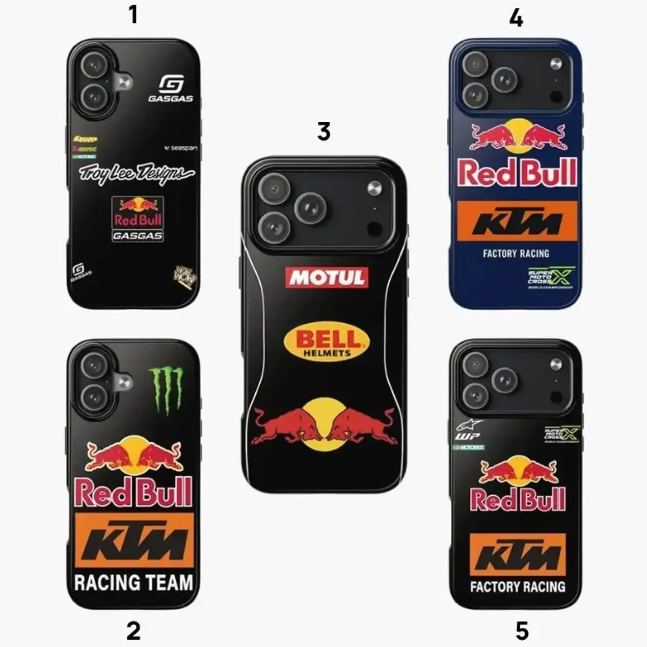 Redbull GasGas Racing Tough Phone Case, Monster KTM, Super Motorsports, iP 17/16/15/14/13/12/11/X/8 Pro Max Plus Mini Accessories