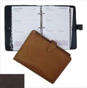 212 MAIN 5x8 in Zippered 6-Ring Agenda - Office Stationery Supplies, Notebook Journal for Office, Cafe Use