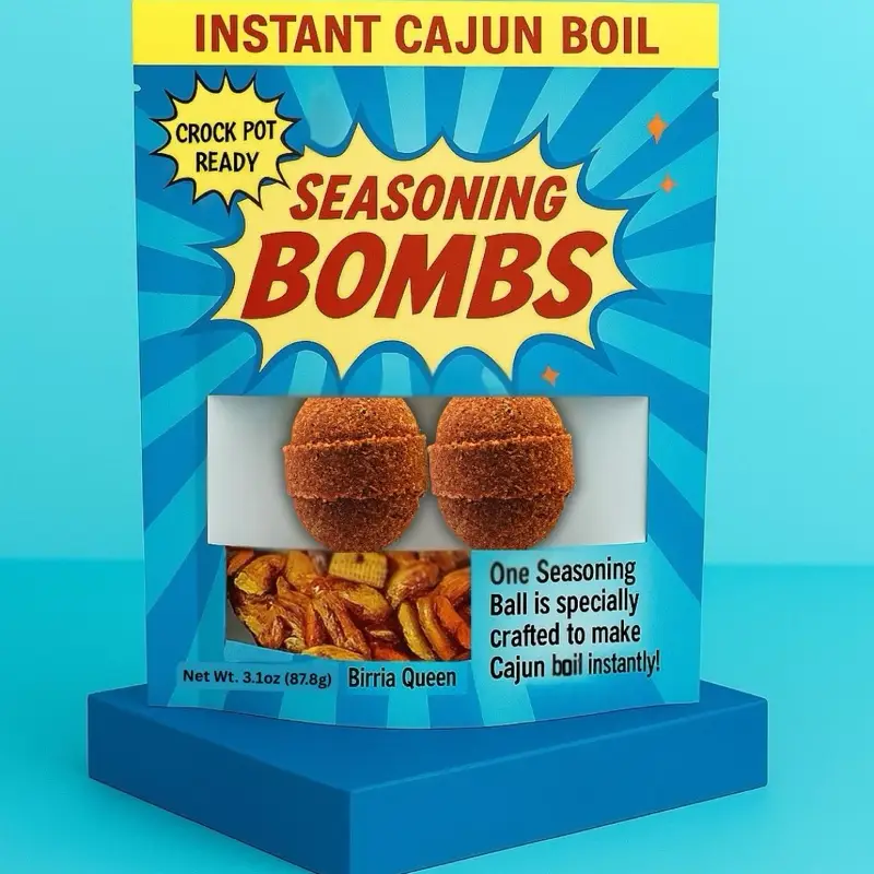 2 Seafood Boil Bombs - Spices Your Cooking with Flavor
