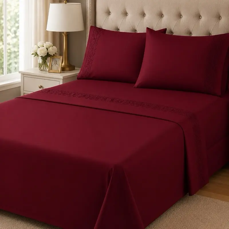 Elegant Comfort Lace 6-Piece Sheet Set