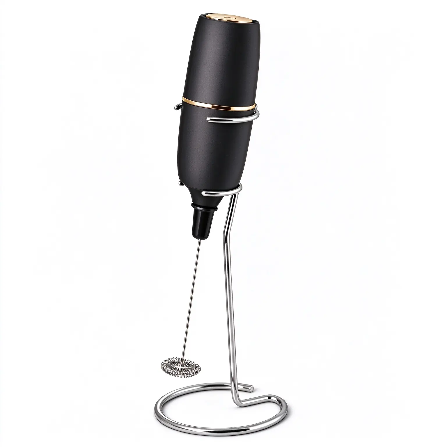 Cordless 304 Stainless Steel Handheld Electric Milk Frother Stick - 19000 rpm Motor, ABS Handle, Battery-Operated, Compact Design, Instant On, Creamy Foam Quick and Versatile, Easy Cleaning and Convenient Storage, for Coffee, Business Travelers