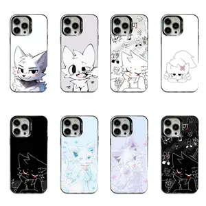 B-Boykisser Cute Furry Phone Case  for iPhone 17/16E, 17, 16, 15, 14, 13, 12, 11 Pro Air Plus ProMax and Samsung S26-S22 Plus shock-absorbing phone cases, fashionable gift.
