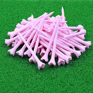 Reusable Plastic Golf Tee, Low Friction & High Resistance Golf Tee for Daily Training, Durable Golf Accessories for Golf Enthusiasts