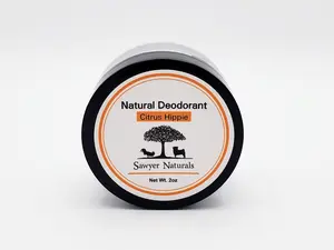 Aluminum-Free Natural Deodorant – Citrus Hippie (2 oz)
