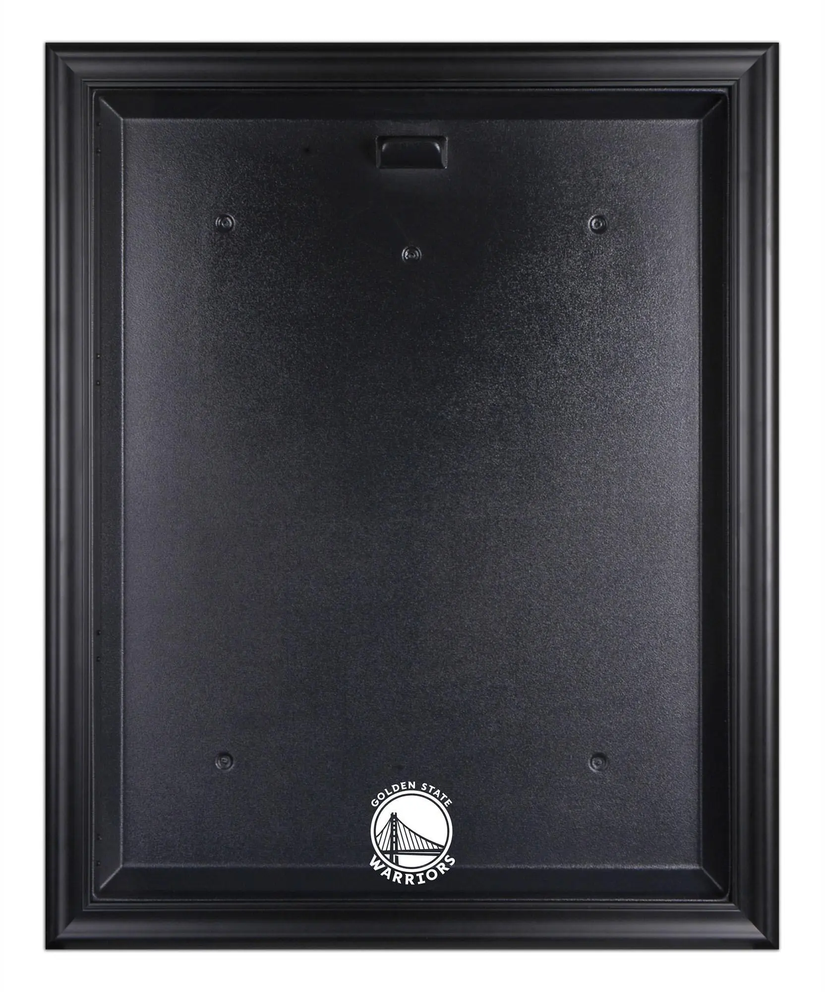 Golden State Warriors Black Framed (2019-Present) Team Logo Jersey Display Case - NBA Memorabilia