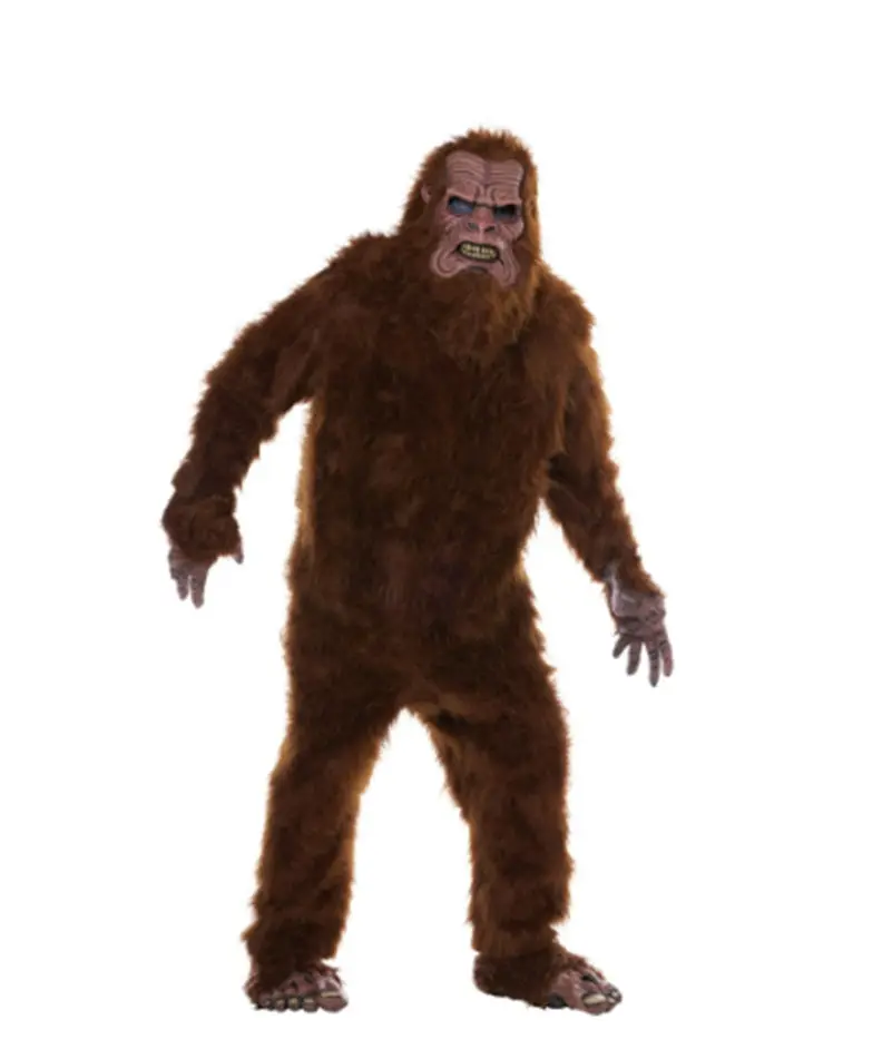 Brown Big Foot - Faux Fur - Deluxe Costume - Adult - One Size