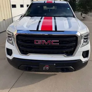 GMC/Chevy Truck 3 Stripe 2 Color Combo Blk & Red Vinyl Decal Set for Custom Vehicle Styling